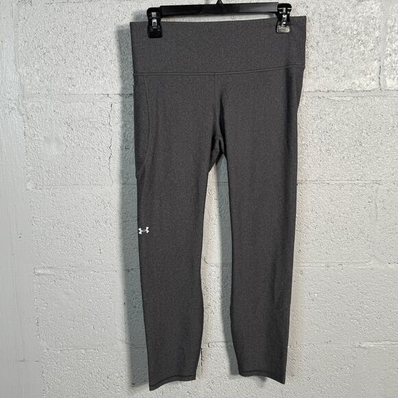 Under Armour Women's HeatGear Ankle length  Pant Gray Large - Picture 1 of 9